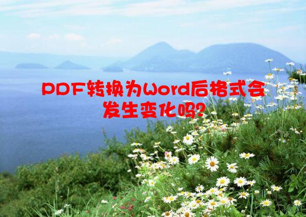 PDF转换为Word后格式会发生变化吗？