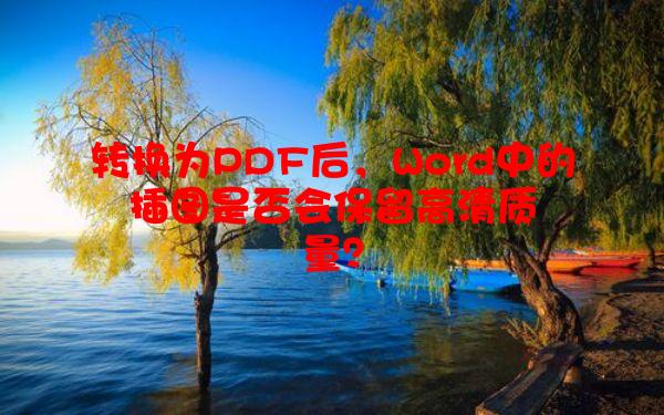 转换为PDF后，Word中的插图是否会保留高清质量？