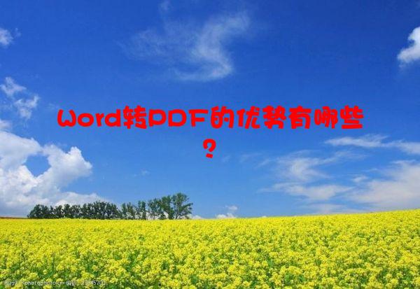 Word转PDF的优势有哪些？