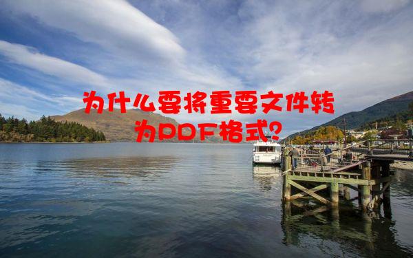 为什么要将重要文件转为PDF格式？